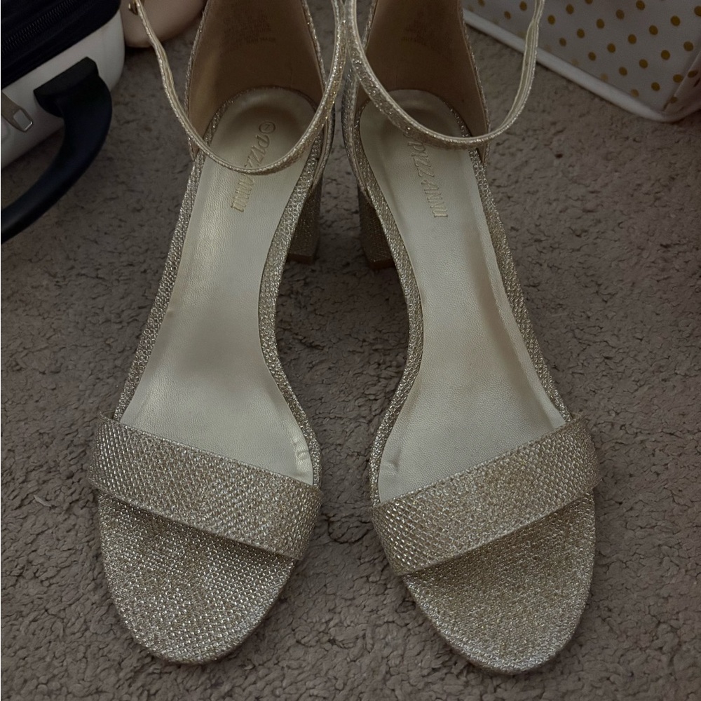 Glittering Gold Heels